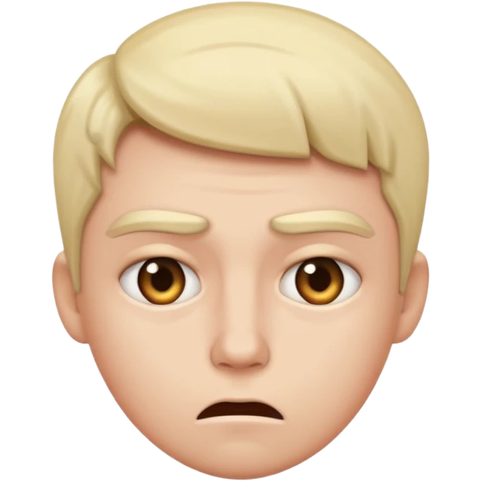 offended selfish face, dramatic expression emoji
