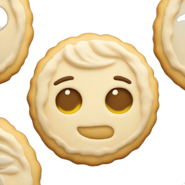 Sugar cookie emoji