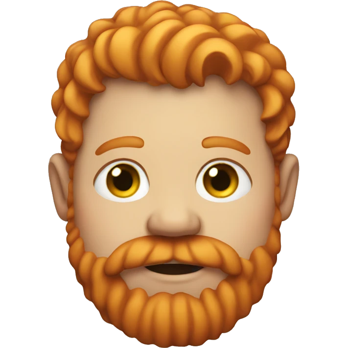 A fat ginger emoji