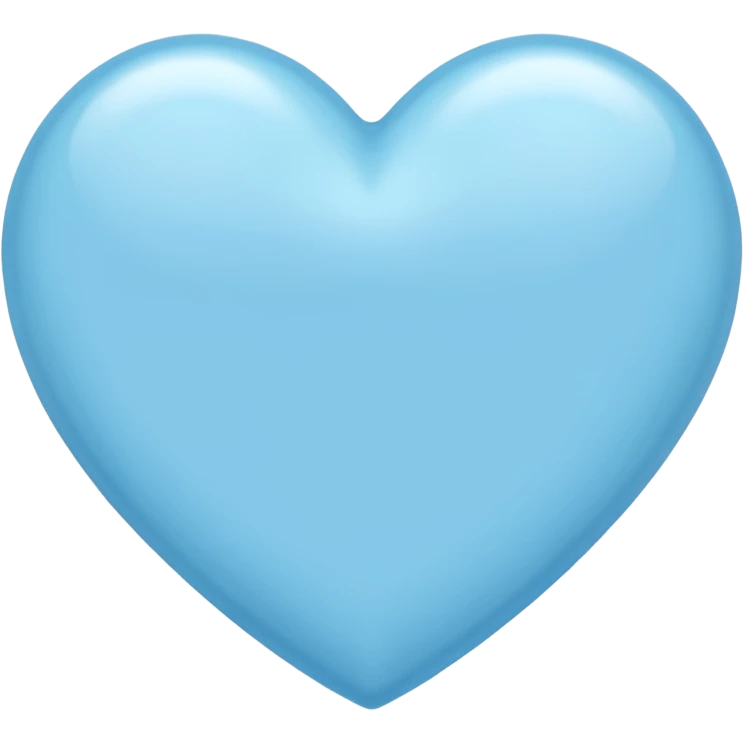 Corazon azul claro emoji