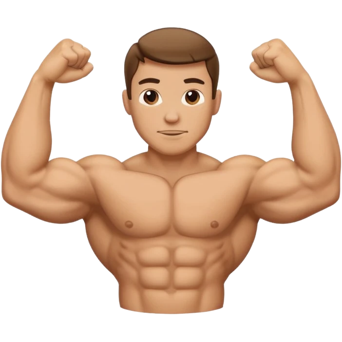 flexing bicep with arm curled (bicep only) emoji