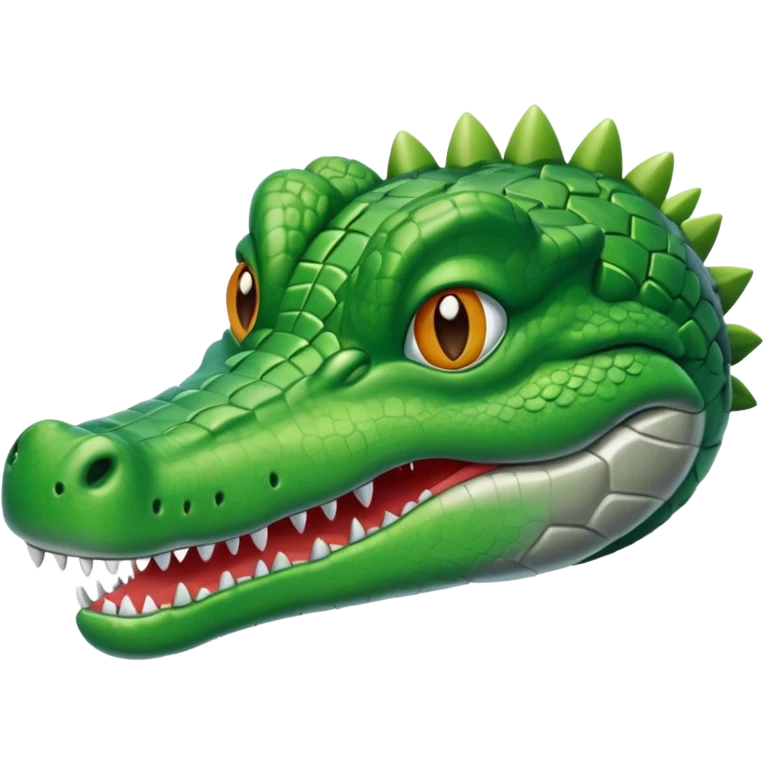 crocodile face and plane emoji