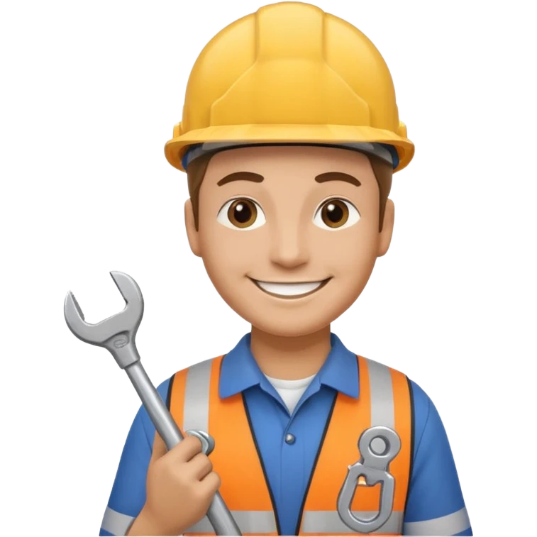 Engineer with wrench,Train Crew. emoji