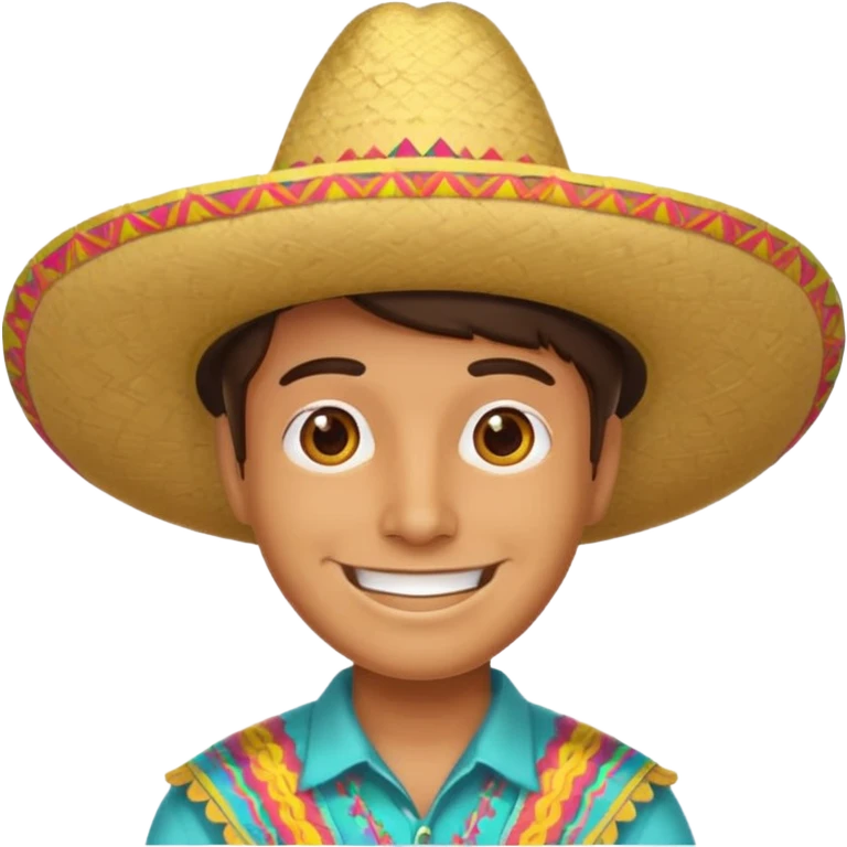 stereotypical mexican with sombrero emoji