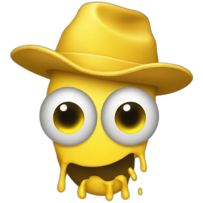 maggot yellow hat emoji