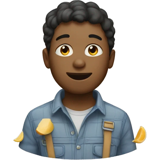 Garçons qui mange  emoji