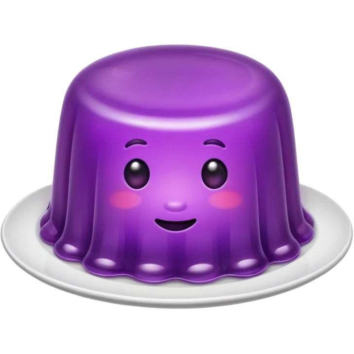 purple jelly on a plate emoji