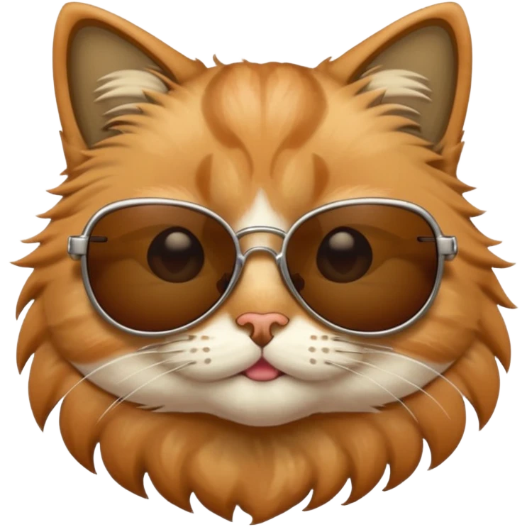 Cat wearing sunglasses emoji