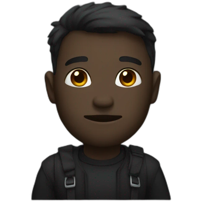 Dark vadie emoji