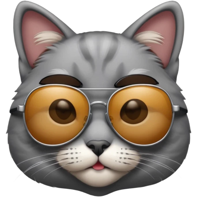Cat wearing sunglasses emoji