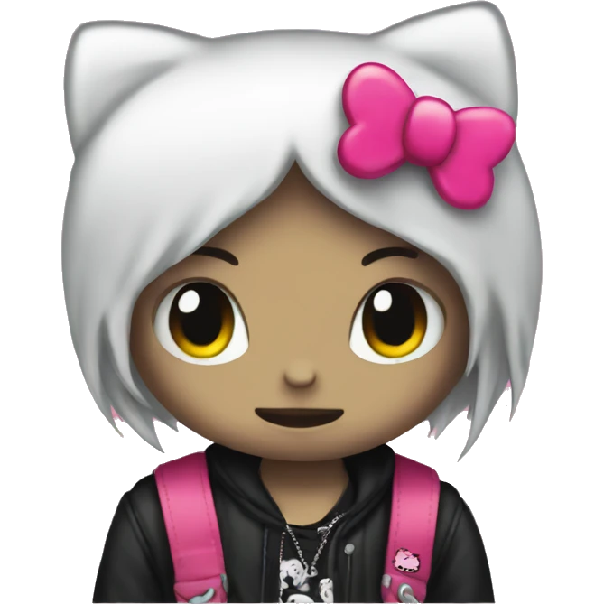 Emo hello kitty emoji