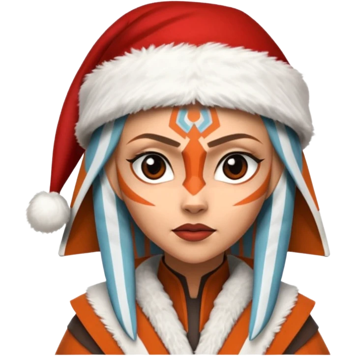 ahsoka tano santa hat emoji