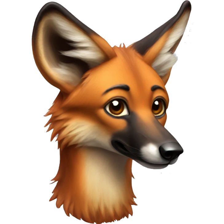 Maned wolf emoji