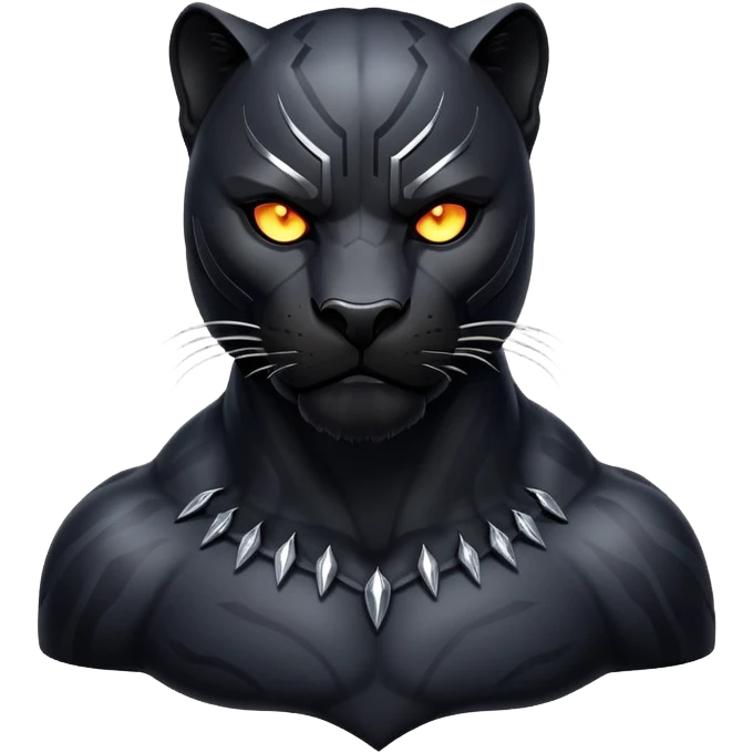 evil black panther emoji