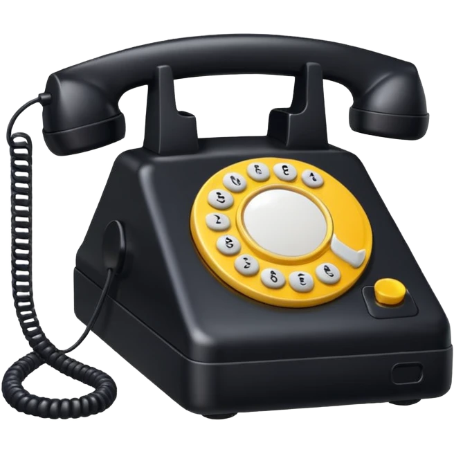 Phone hotline phone emoji
