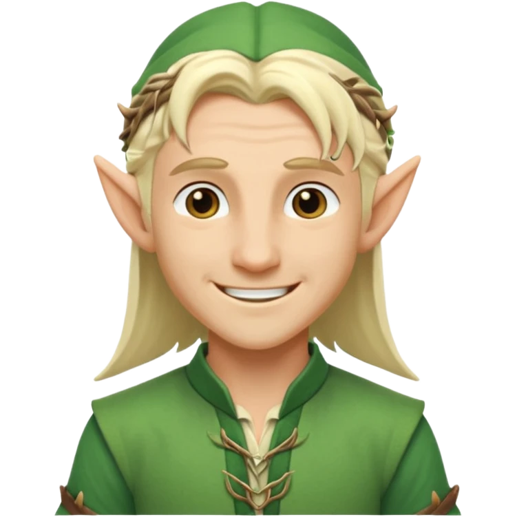 elf male legolas summer wibe emoji