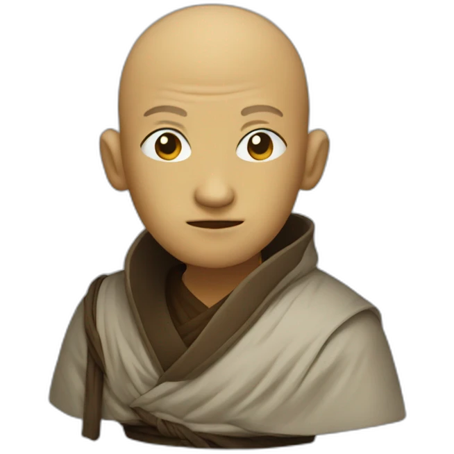 Cyber monk emoji