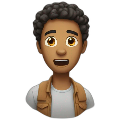 Jaw dropping surprised  emoji