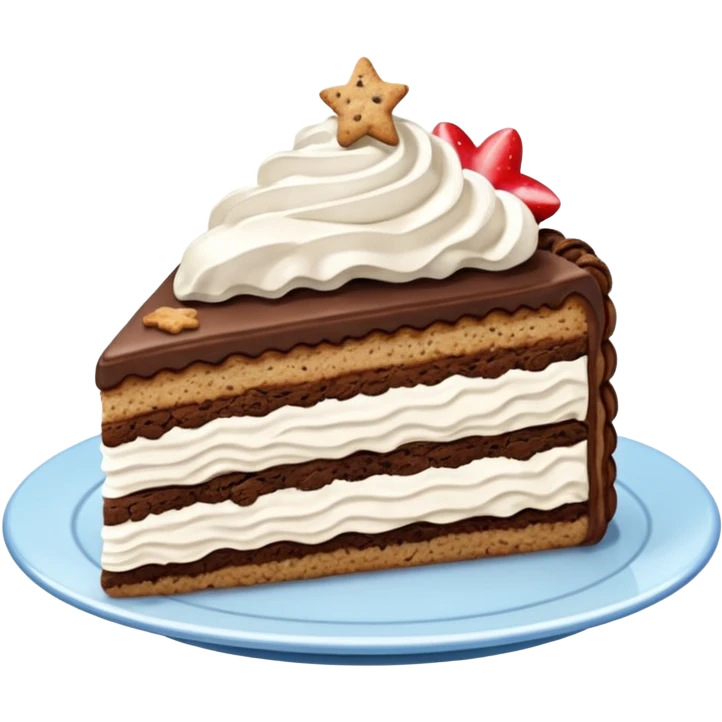 torta con i Pan di stella e panna emoji