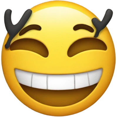 a happy emoji with the transparency of a heart eyes emoji behind it emoji
