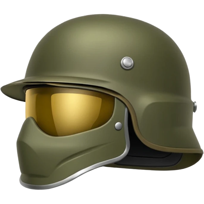 military simple helmet emoji