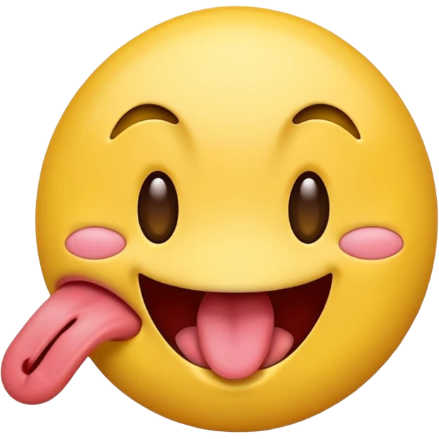 emoji with tongue sticking out  emoji