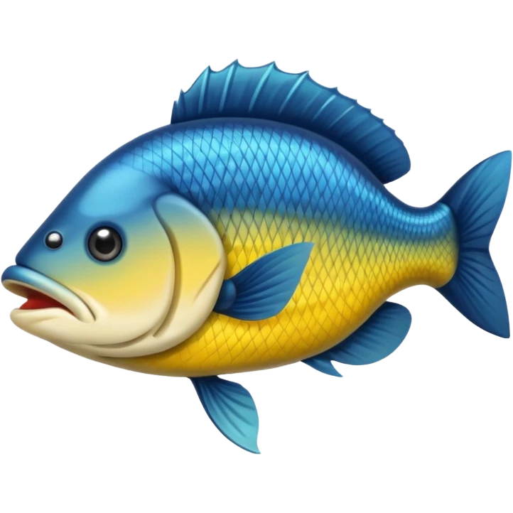 curved bass fish emoji