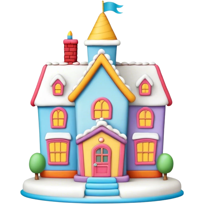 Up movie house cake for birthday  emoji