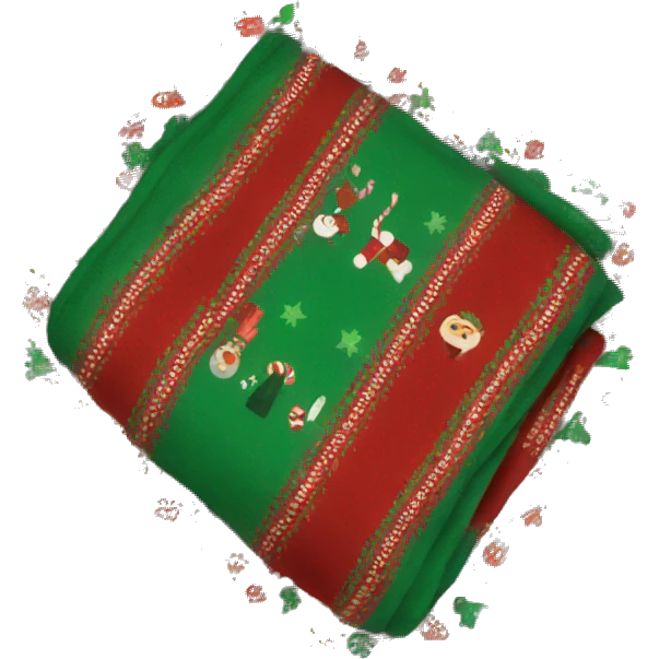 Christmas blanket  emoji