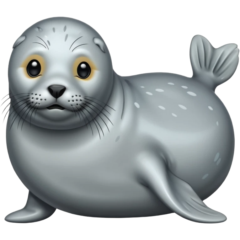 full body grey seal emoji