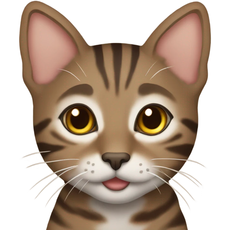A brown tabby cat named Nellie  emoji