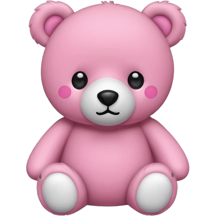 Pink bear plushies  emoji