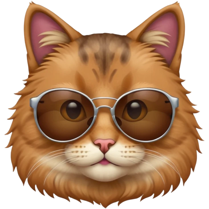 Cat wearing sunglasses emoji