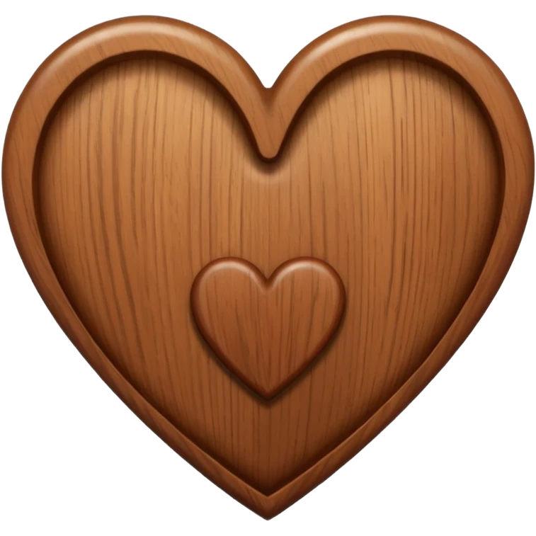 brown classic heart emoji