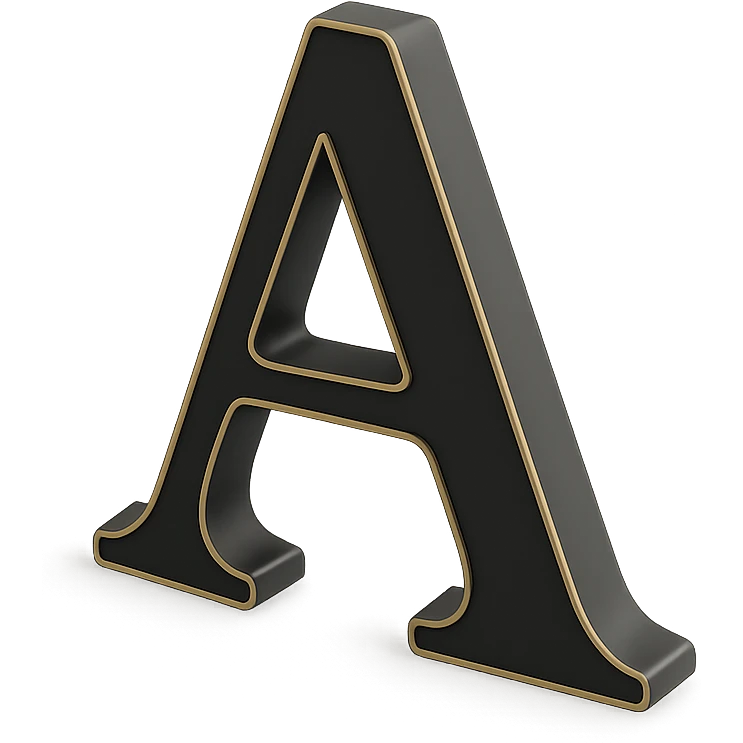 letter A emoji