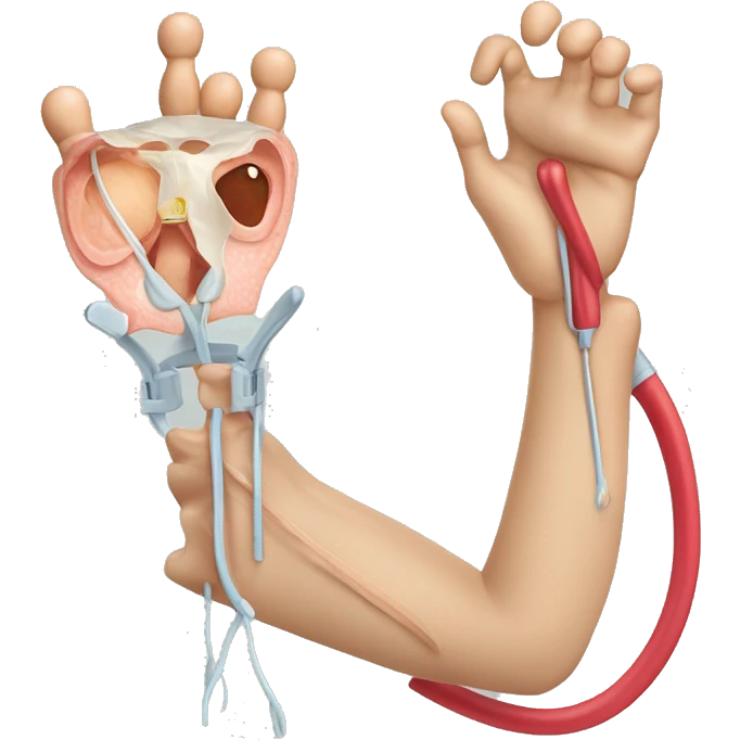 Intravenous cannulation cubital fossa emoji