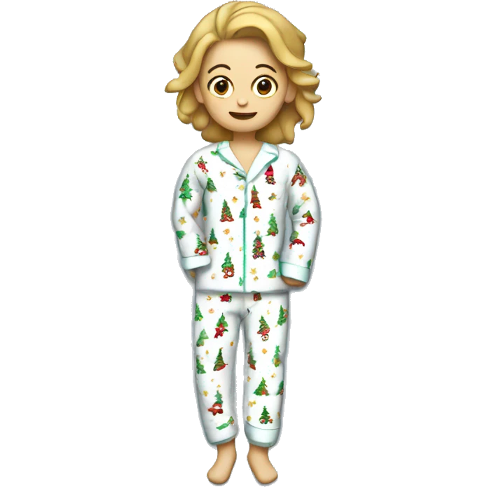Christmas pyjama  emoji