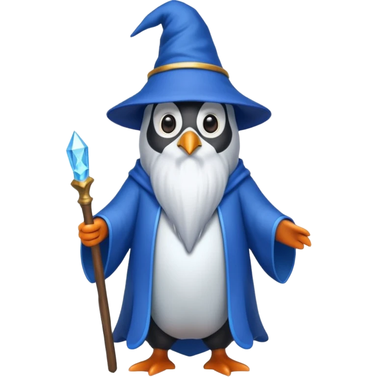 Penguin Wizard emoji