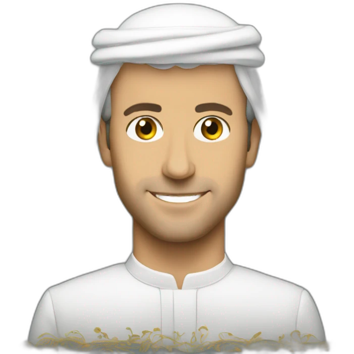 Macron arabe emoji