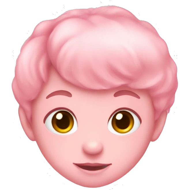 A baby pink colored heart emoji
