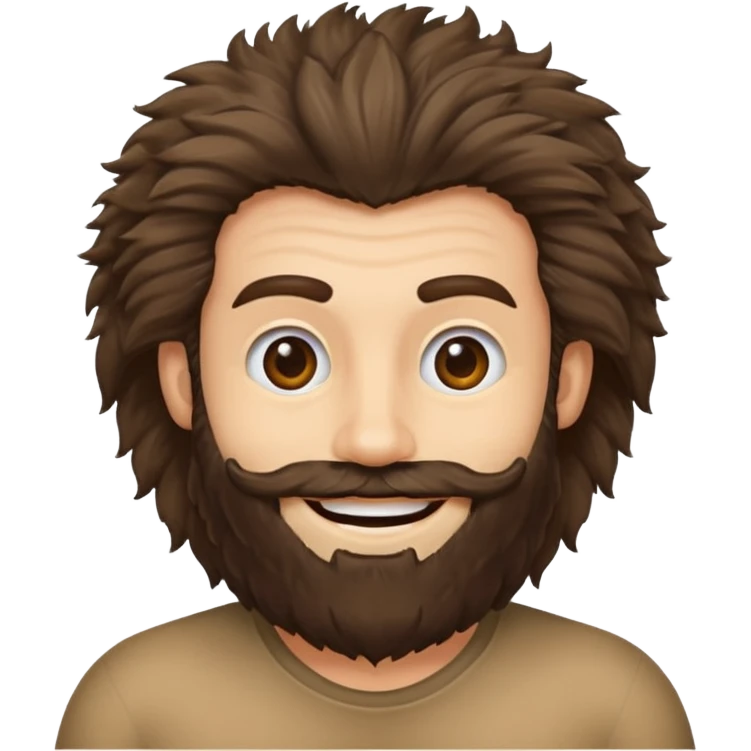 very hairy man  emoji