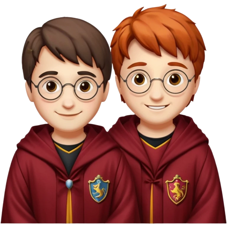 Harry potter and Ron wesley emoji