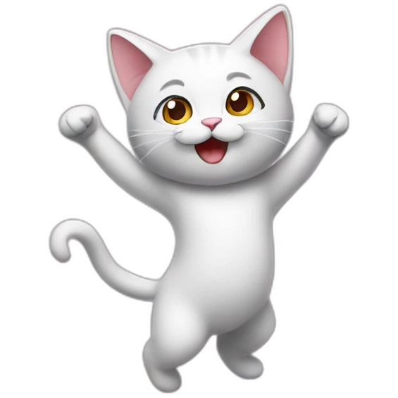 dancing kitty emoji