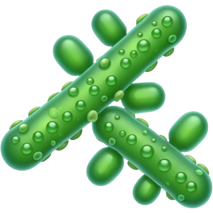 green gut bacteria emoji