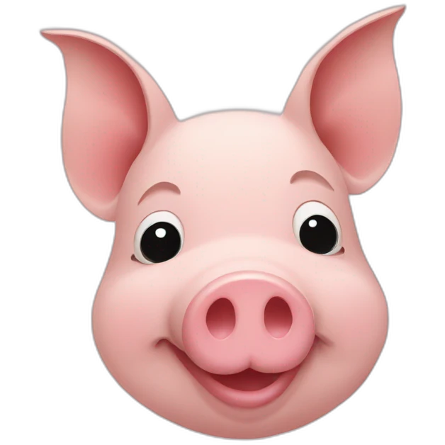 Pig with flowers  emoji