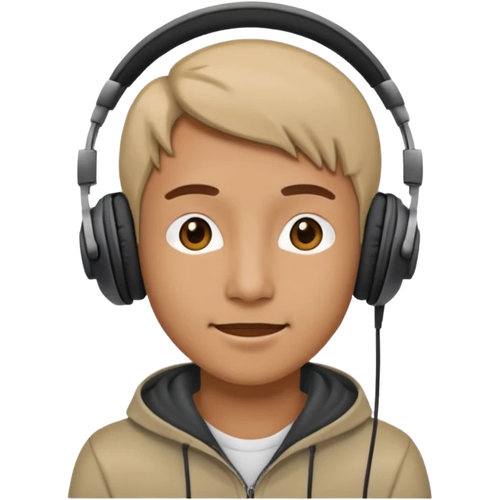 Listening music emoji
