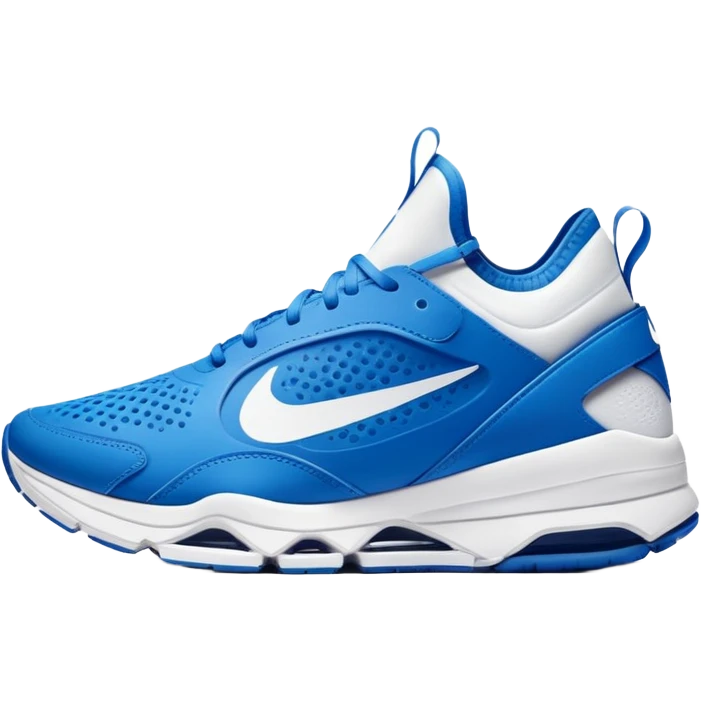 Tiburon con zapatos nike Azules  emoji