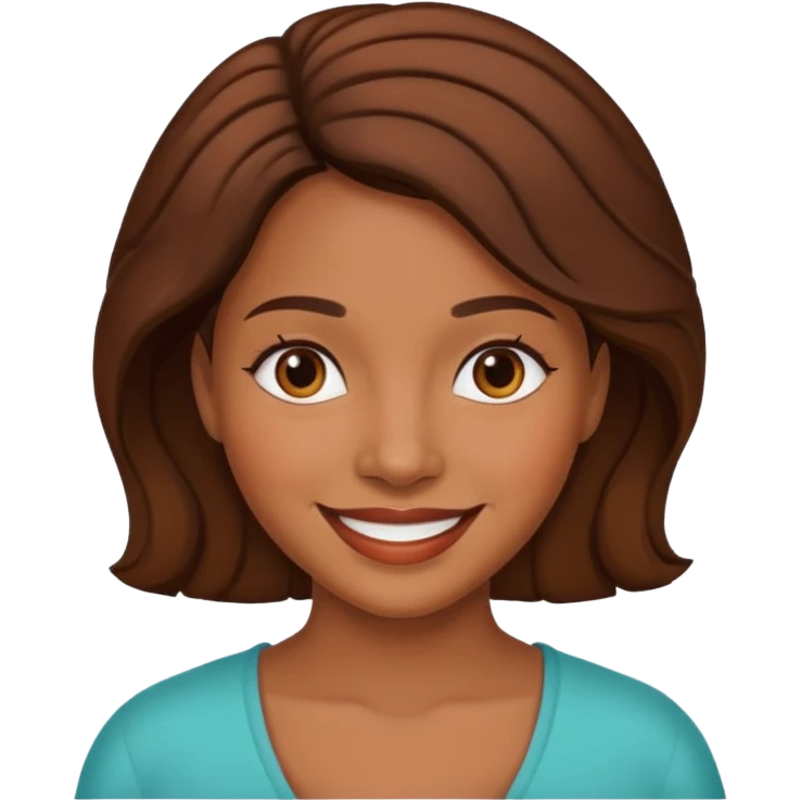 Chaparra, morenita colocha emoji