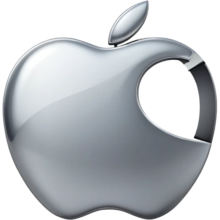 Y2K Apple logo emoji