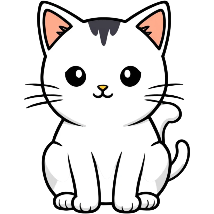 A cat emoji